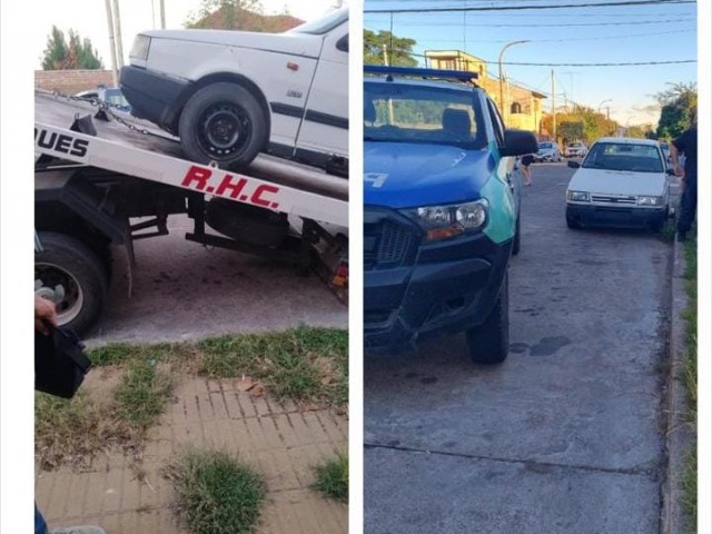 Aprehendieron a un hombre que circulaba en auto robado